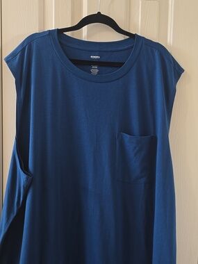 SONOMA BRAND MEN'S BIG AND TALL BLUE MUSCLE TANK TOP SIZE 4XB